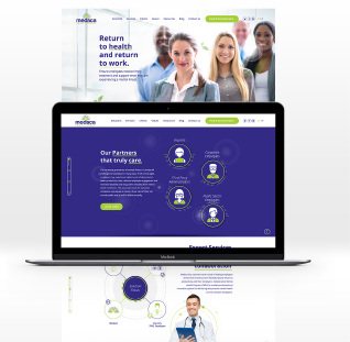 Medaca Health Group Website Creative website designer responsive websites
